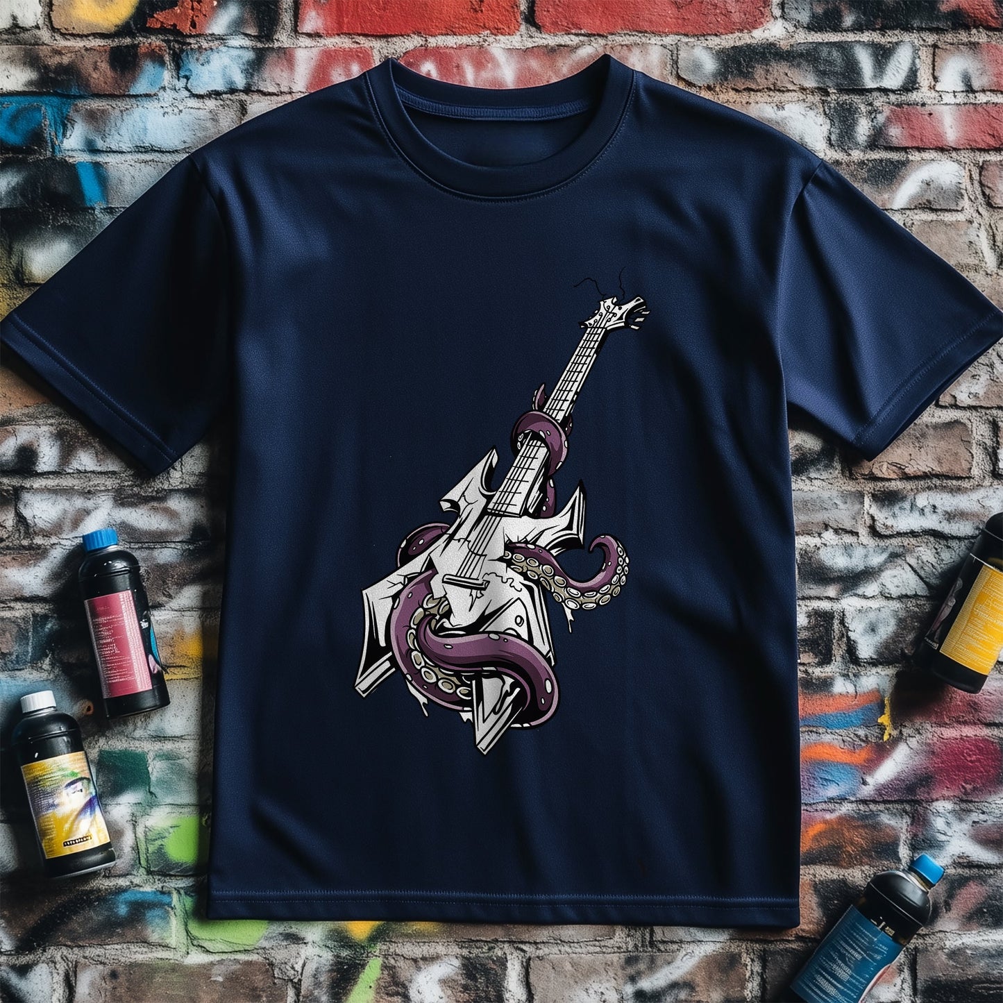 Octopus Guitar T-Shirt