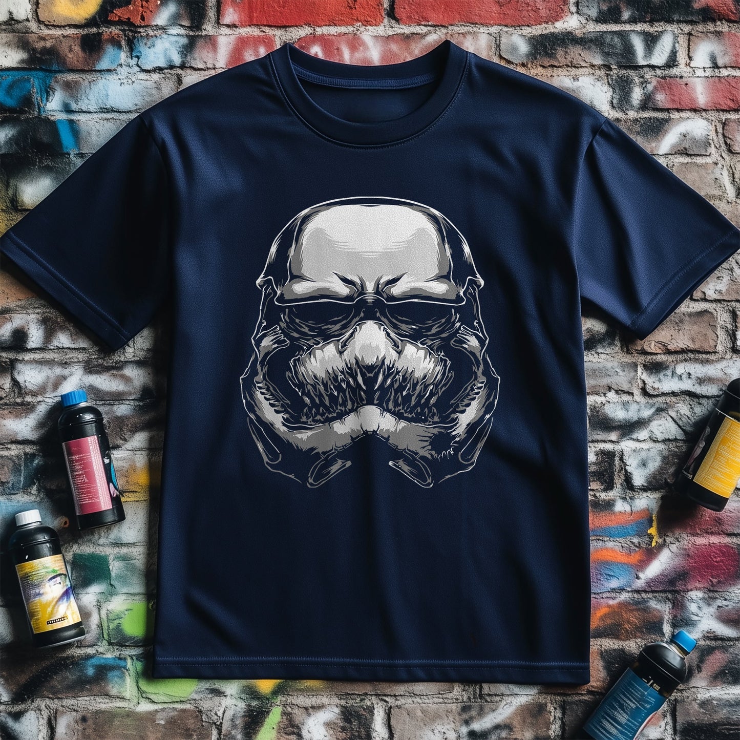 Scary Trooper Helmet T-shirt - Join