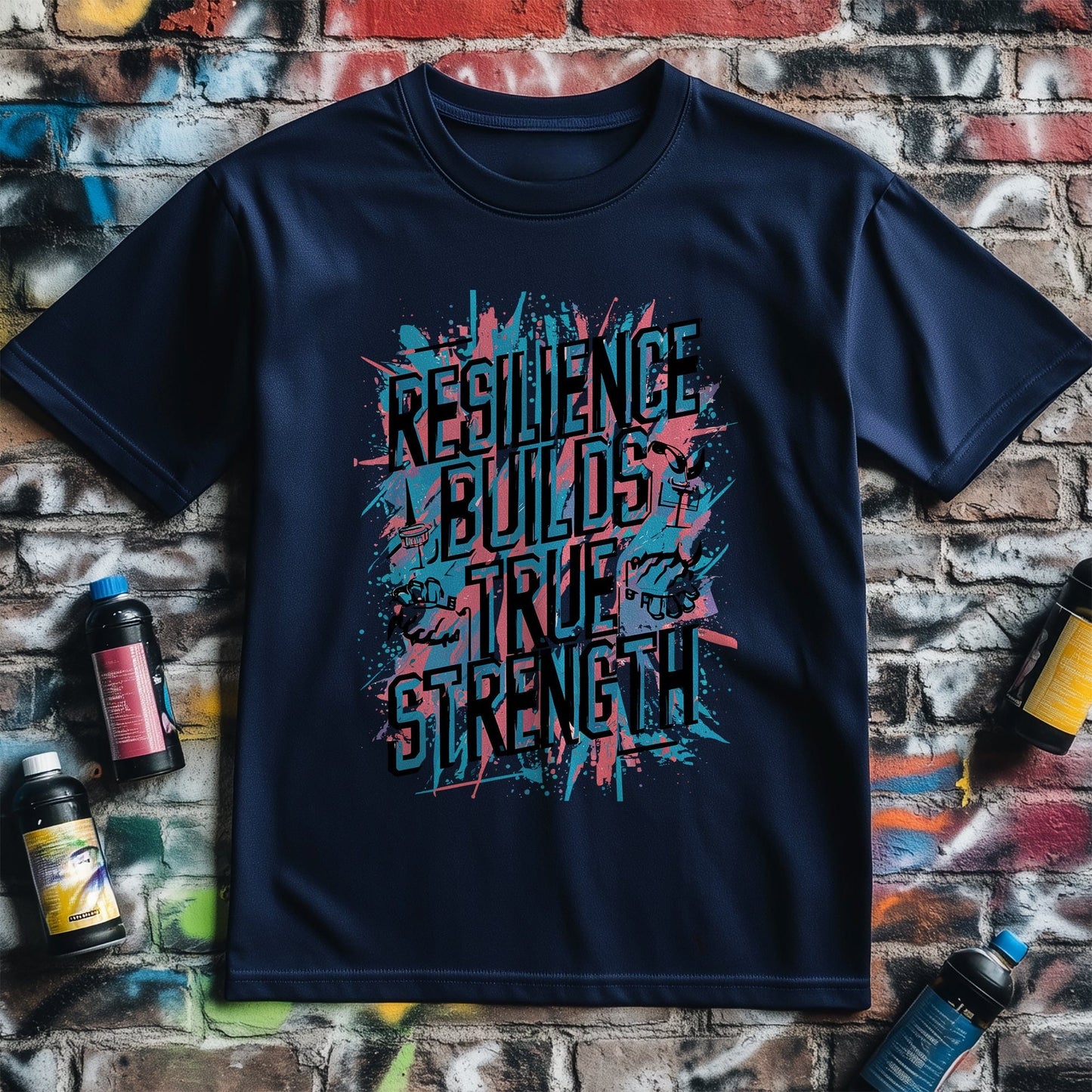 Motivation 68 T-shirt Resilience builds strength