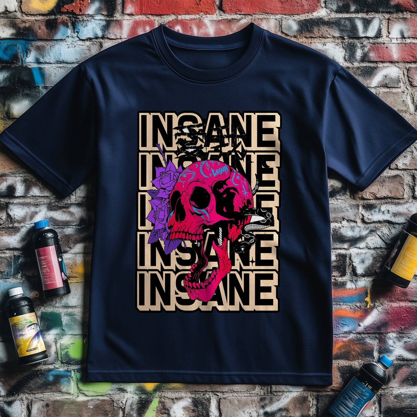 Insane Insane T-shirt - Laughs &
