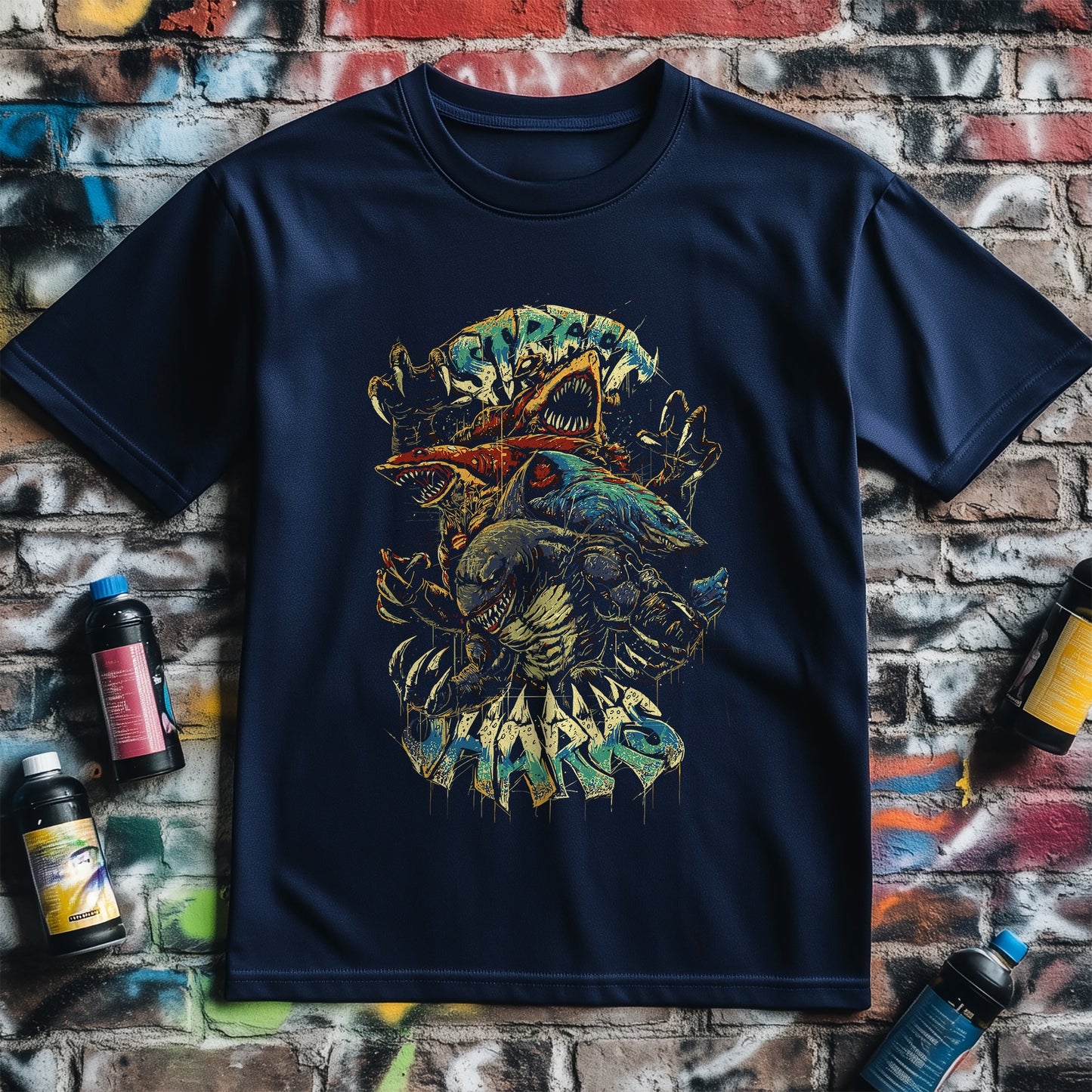 Street Sharks T-shirt ‚Äì Swim into