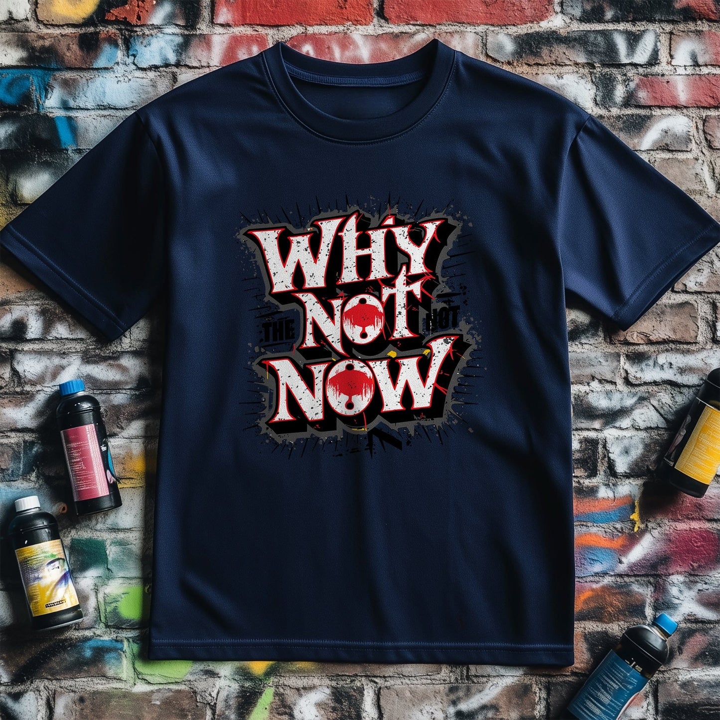 Motivation 28 T-shirt Why not now