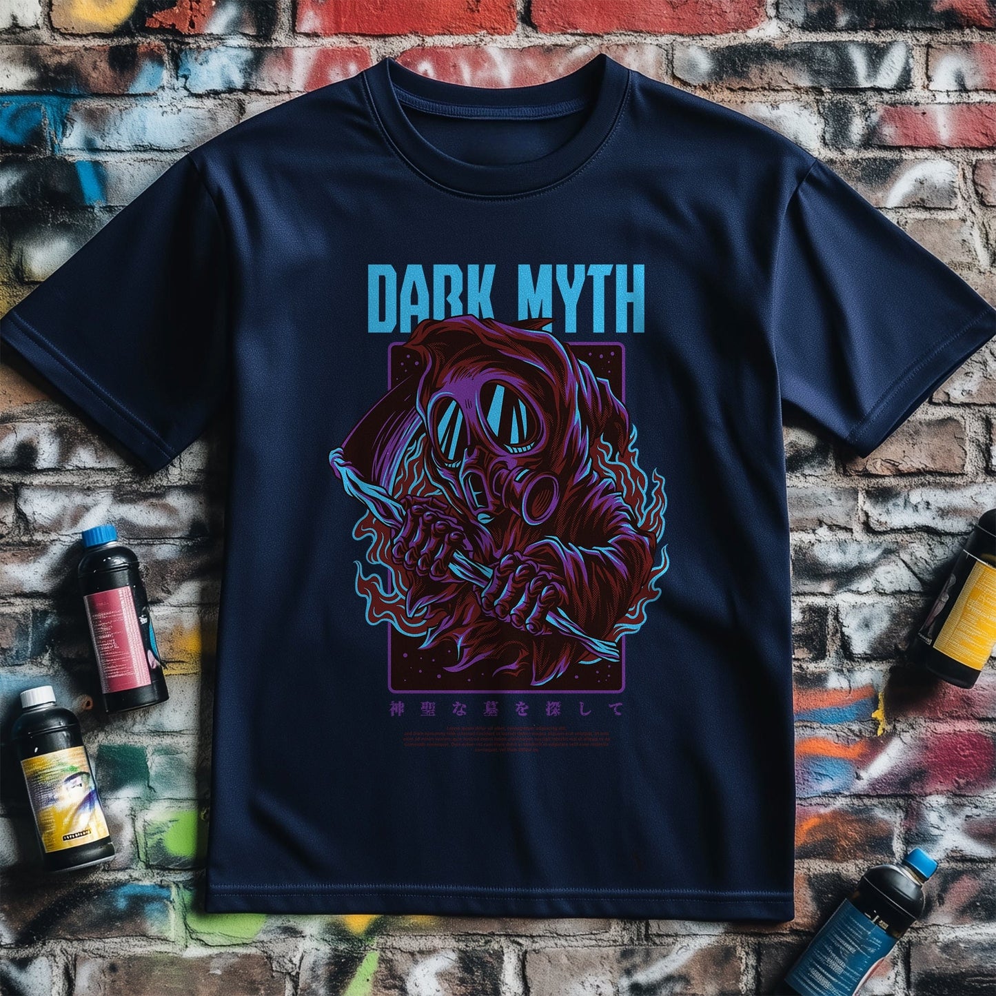 Dark Myth Poster T-Shirt - Embrace
