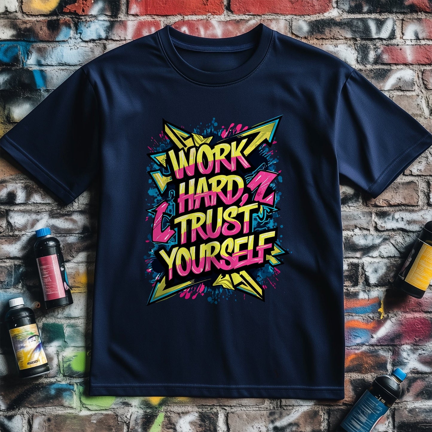 Motivation 38 T-shirt  Work Hard, Trust Yourself