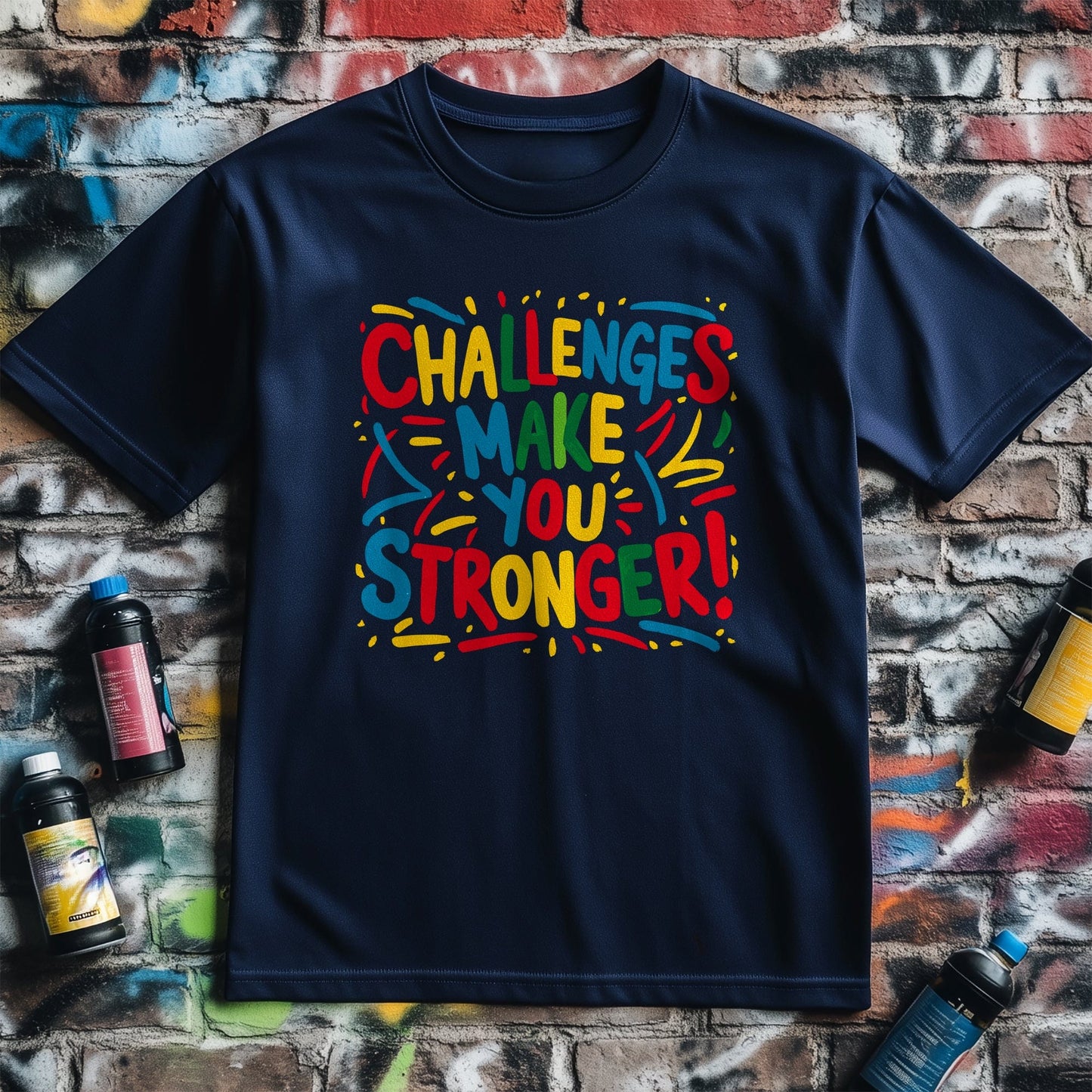 Motivation 62 T-shirt Challenges make you stronger