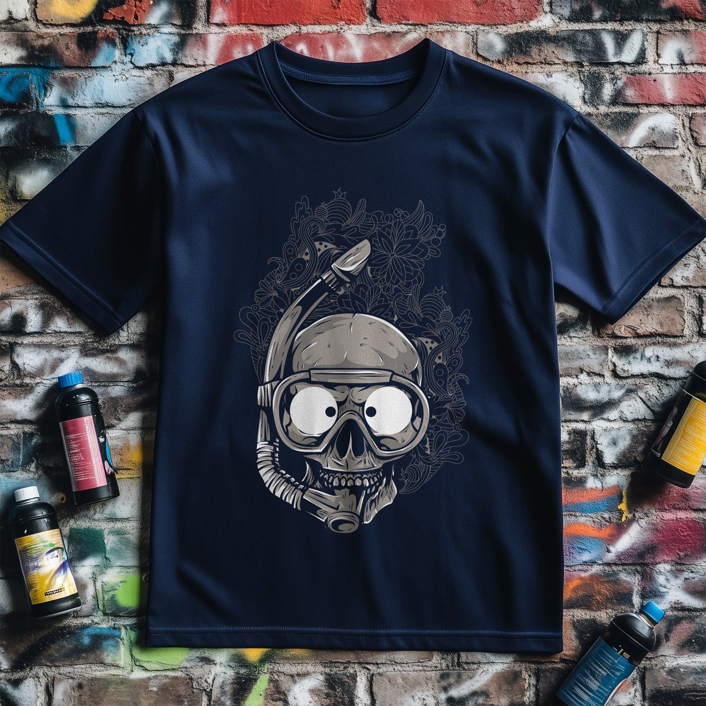 Diving Skull T-Shirt - Dive into