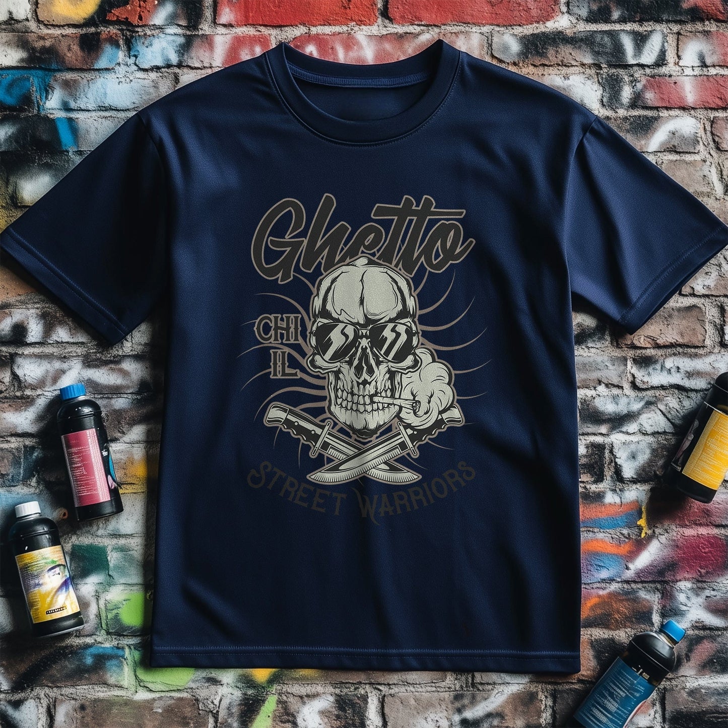 Ghetto Skull T-Shirt - Embrace Your