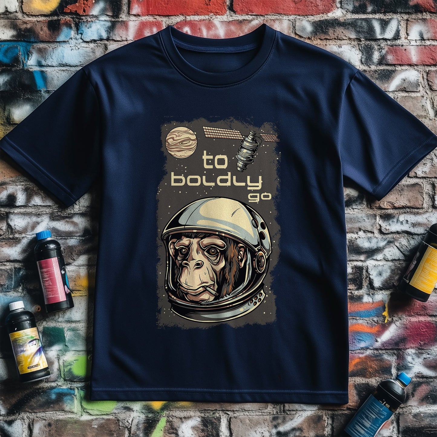 To Boldly Go t-shirt - Monkey