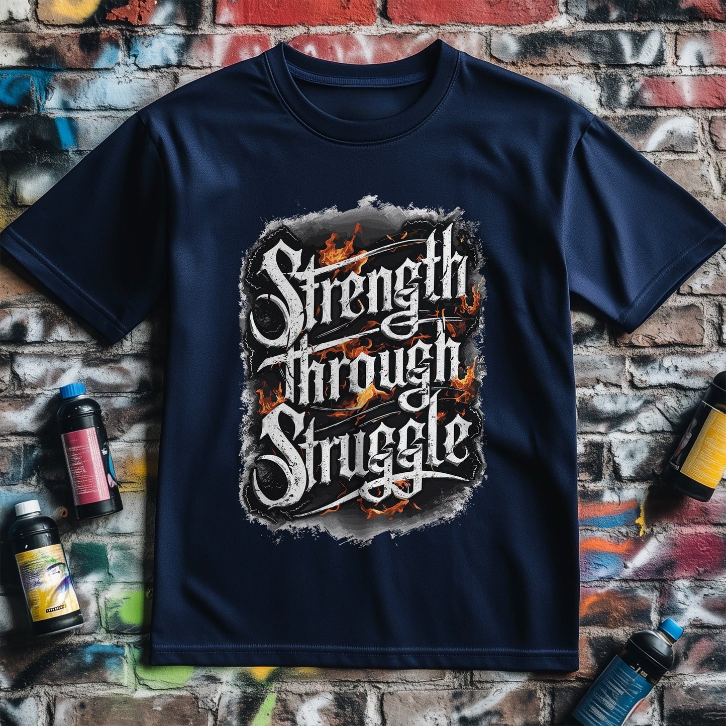 Motivation 18 T-Shirt Embrace Strength Through Struggle!
