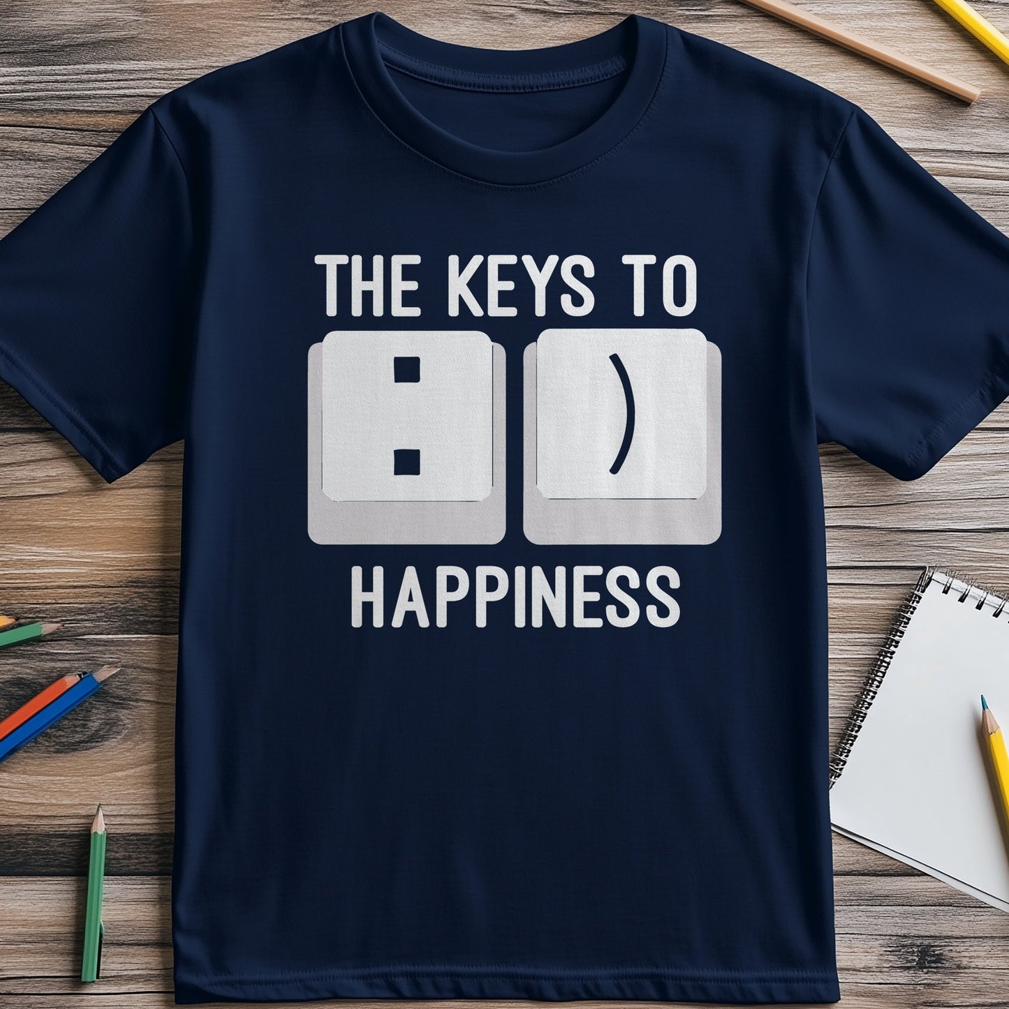 Keys to Happiness T-Shirt - Unlock