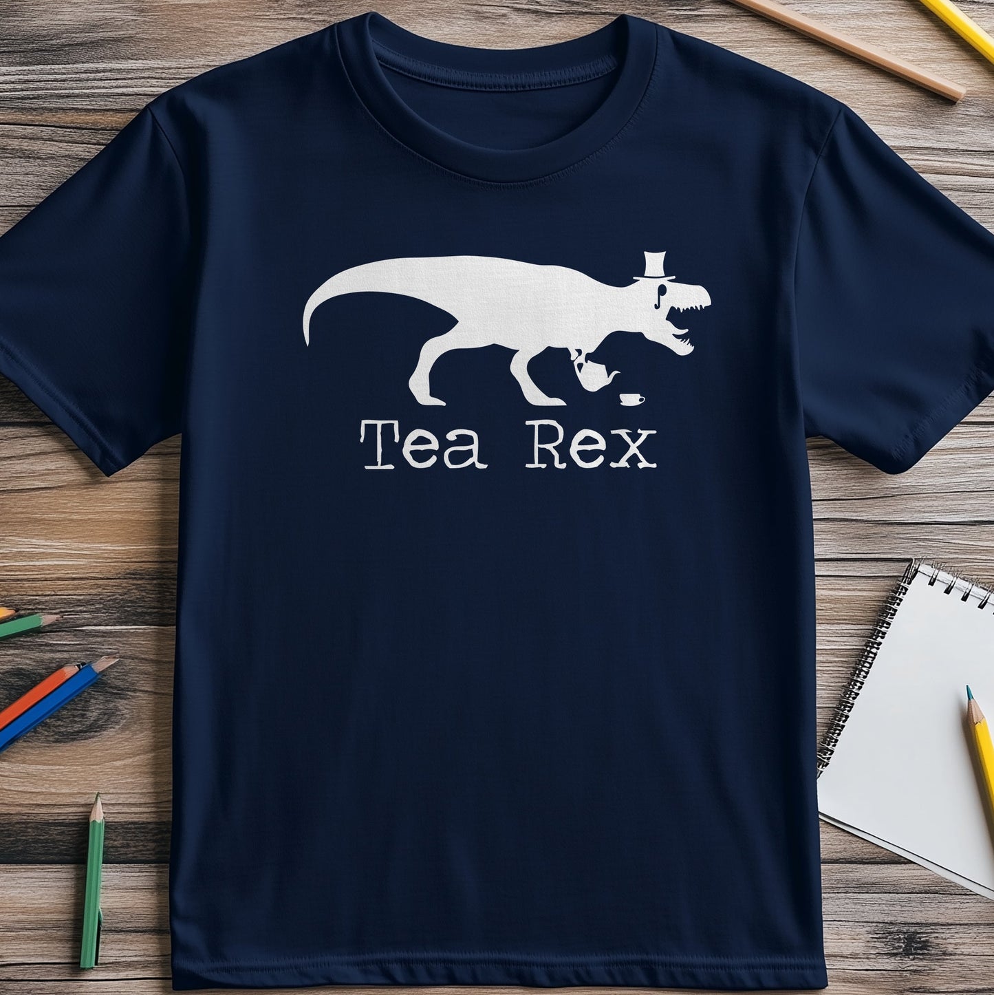 Tea Rex T-Shirt - Sip Happens!