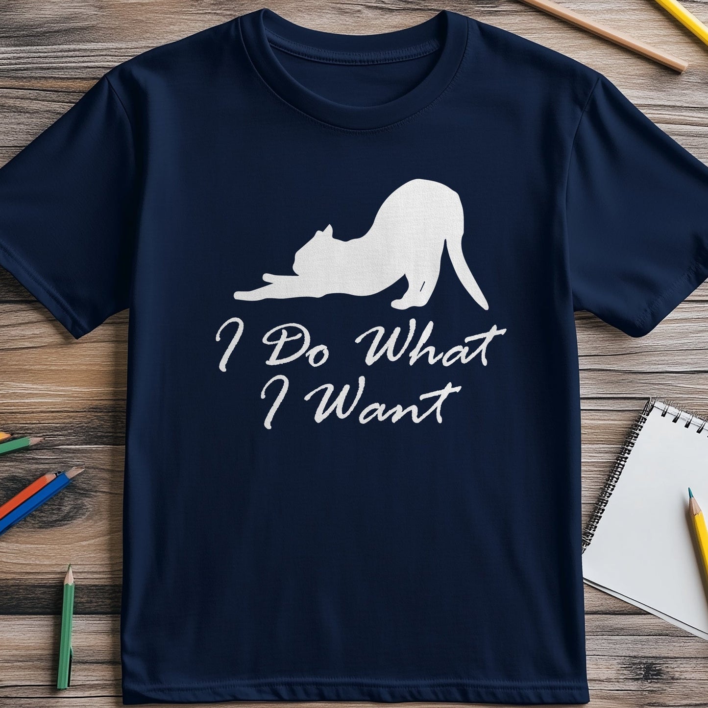 I Do What I Want Cat T-Shirt -