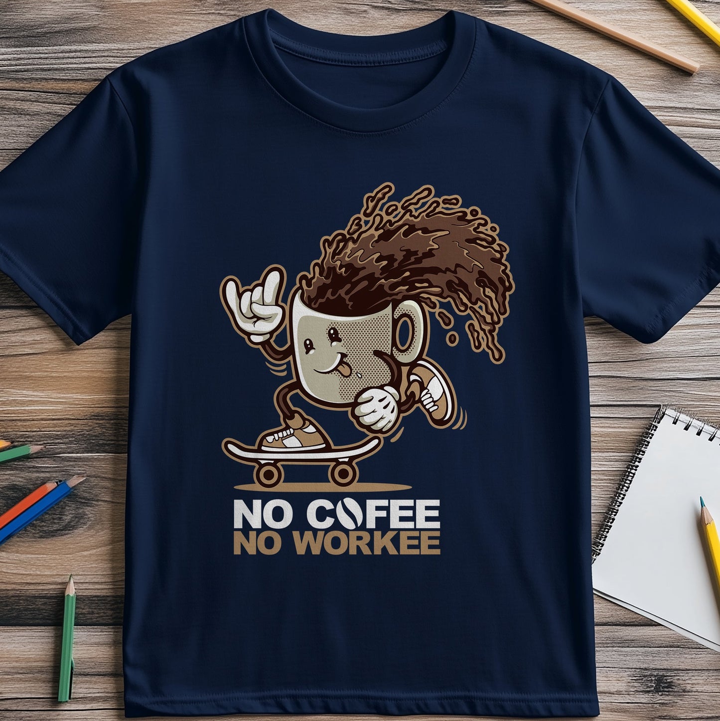 No Coffee No Workee T-Shirt - Fuel
