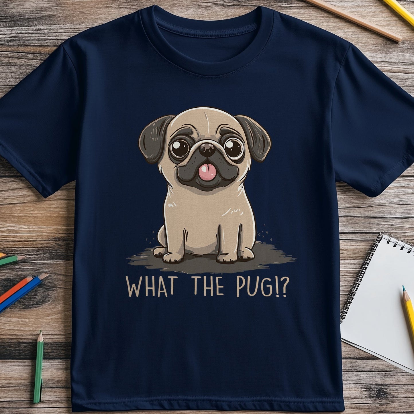 What the Pug?  T-shirt