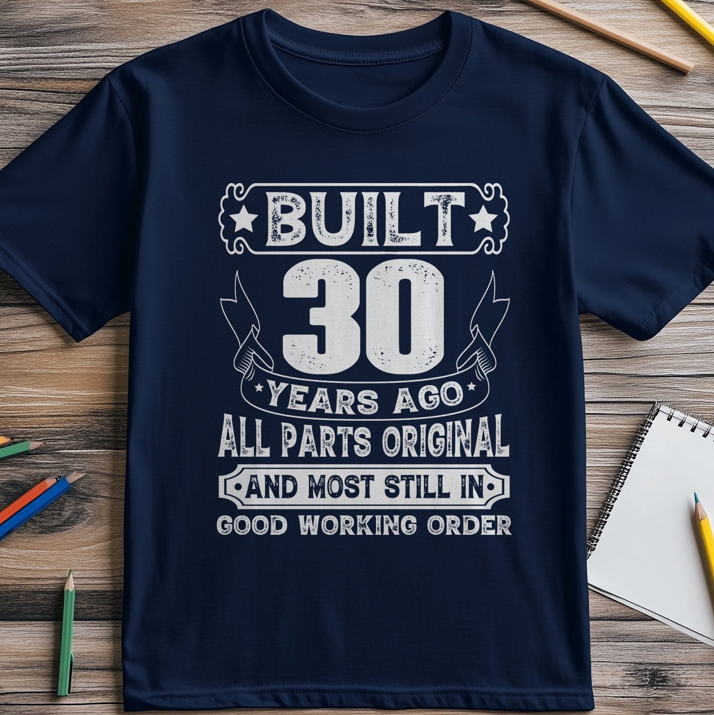 Built Years Ago 30 t-shirt