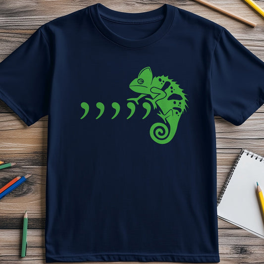 Comma Comma Chameleon T-Shirt - Funny