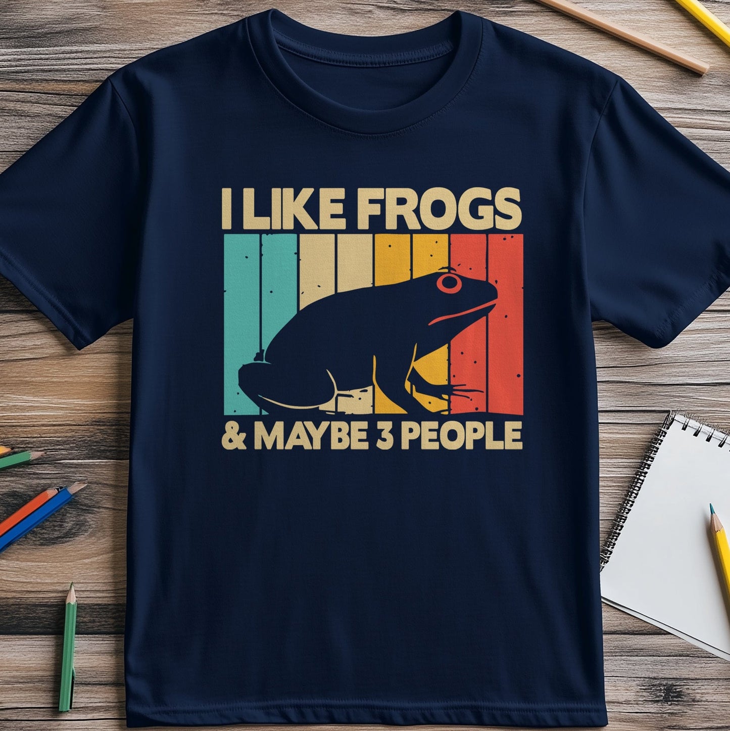 Man I Love Frogs 3 Funny T-Shirt -