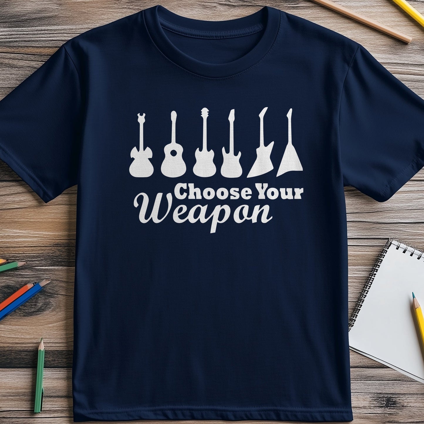 Guitar Choose Your Weapon T-Shirt ‚Äì