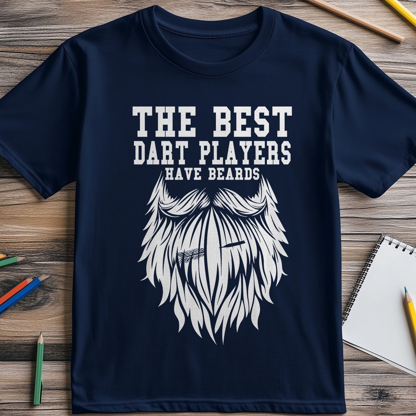 Darts 6 T-Shirt - Bearded Dart
