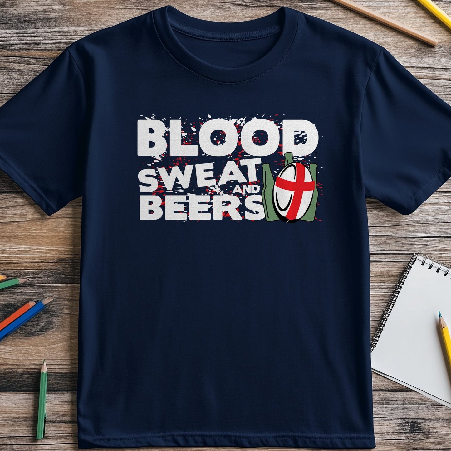 Blood, Sweat, Beers & Rugby T-Shirt -