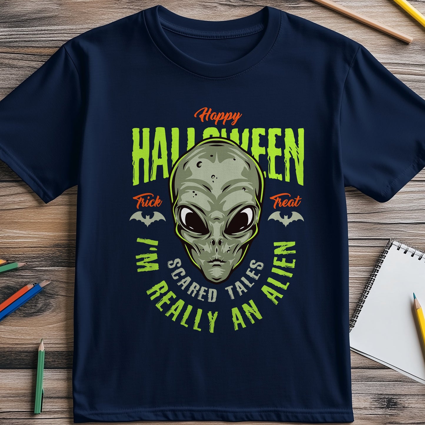 I'm Really an Alien Halloween T-shirt