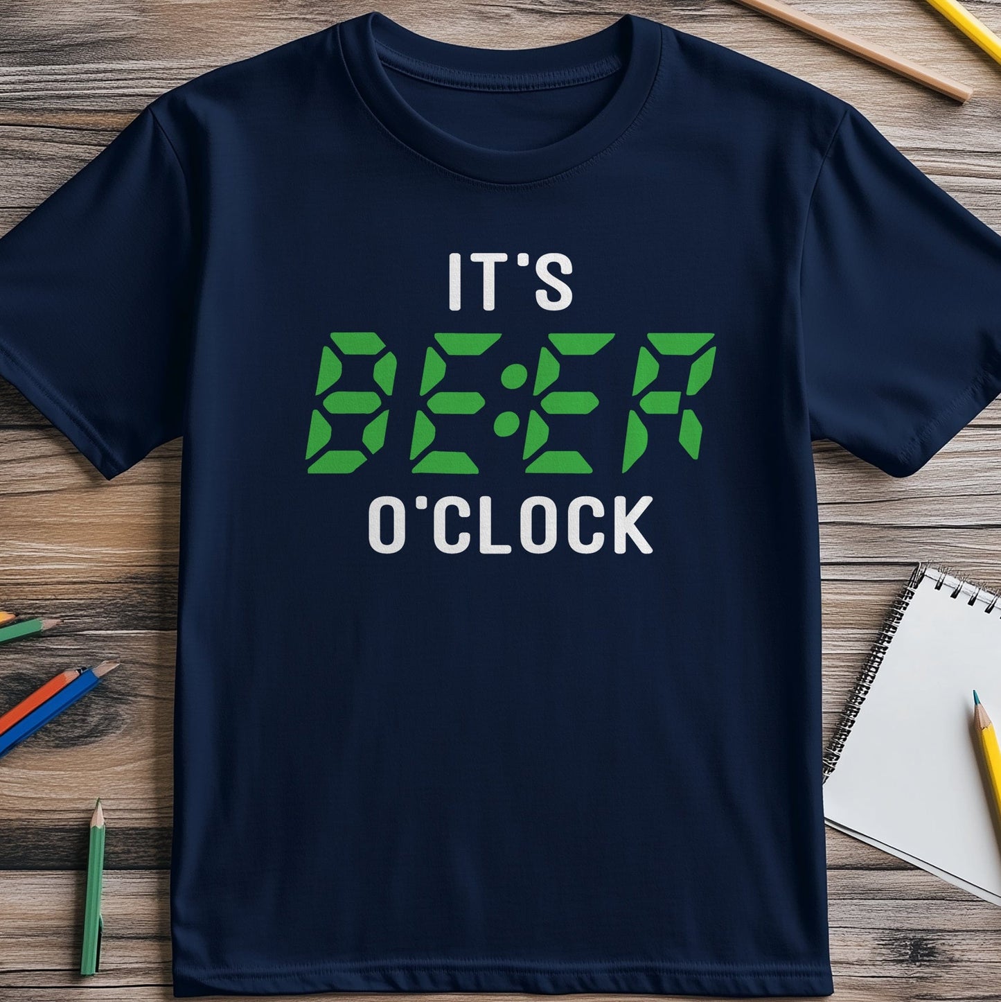 Beer-o-Clock T-Shirt ‚Äì Time to Drink
