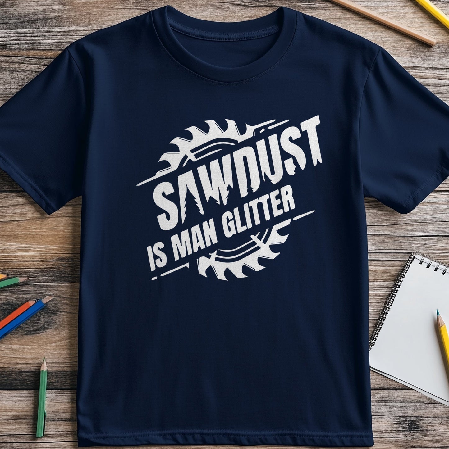 Sawdust Man Glitter 2 T-shirt