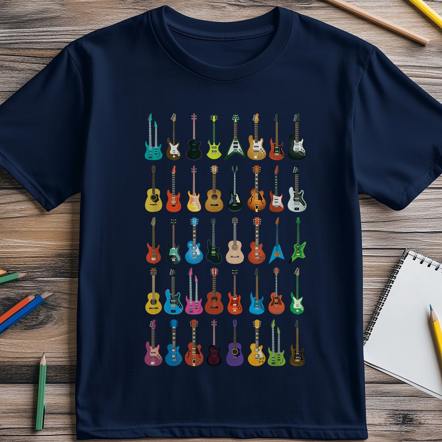 Love Guitars T-Shirt - Rock Your Heart