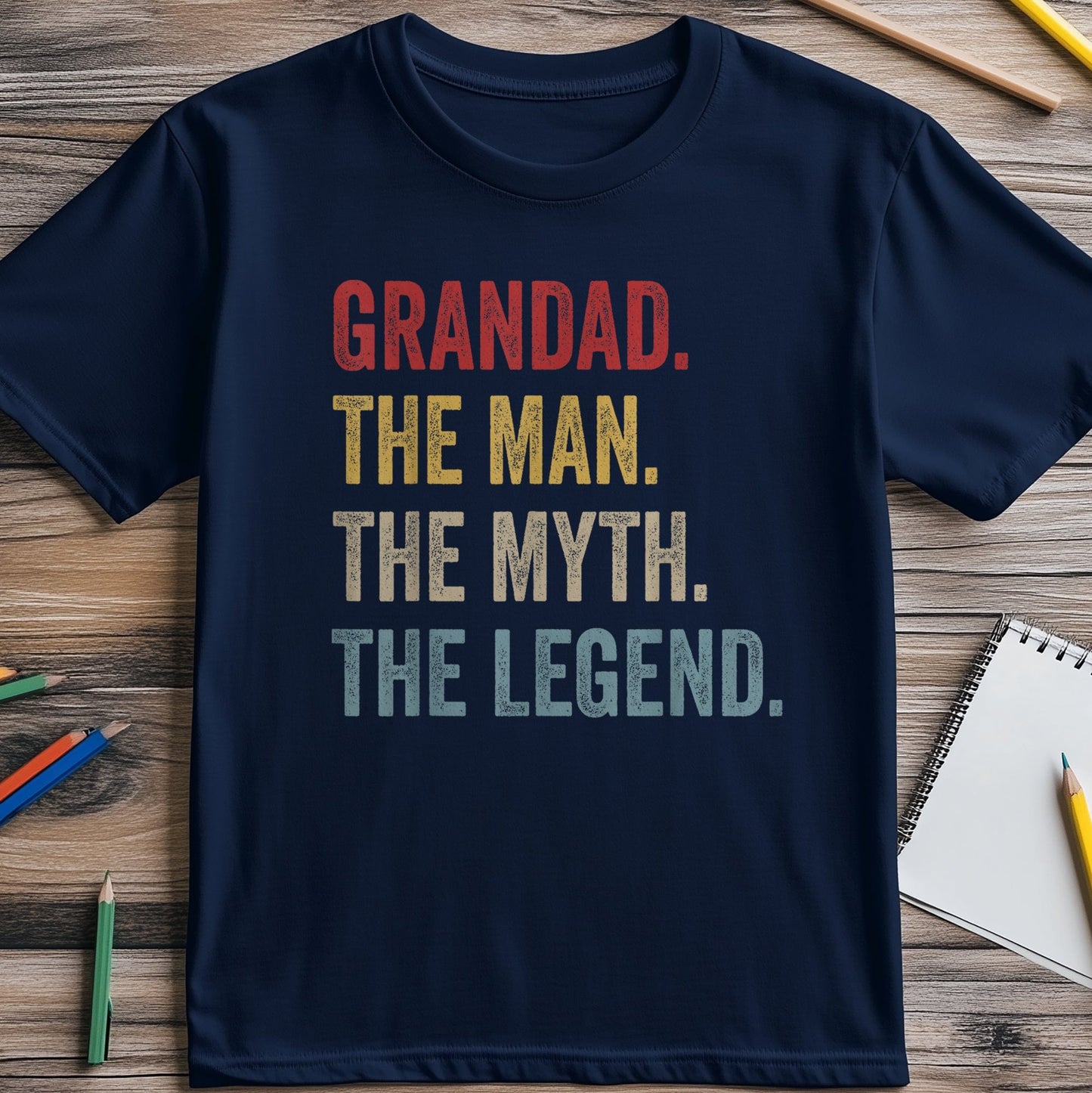 Grandad Legend T-shirt - The Man, The