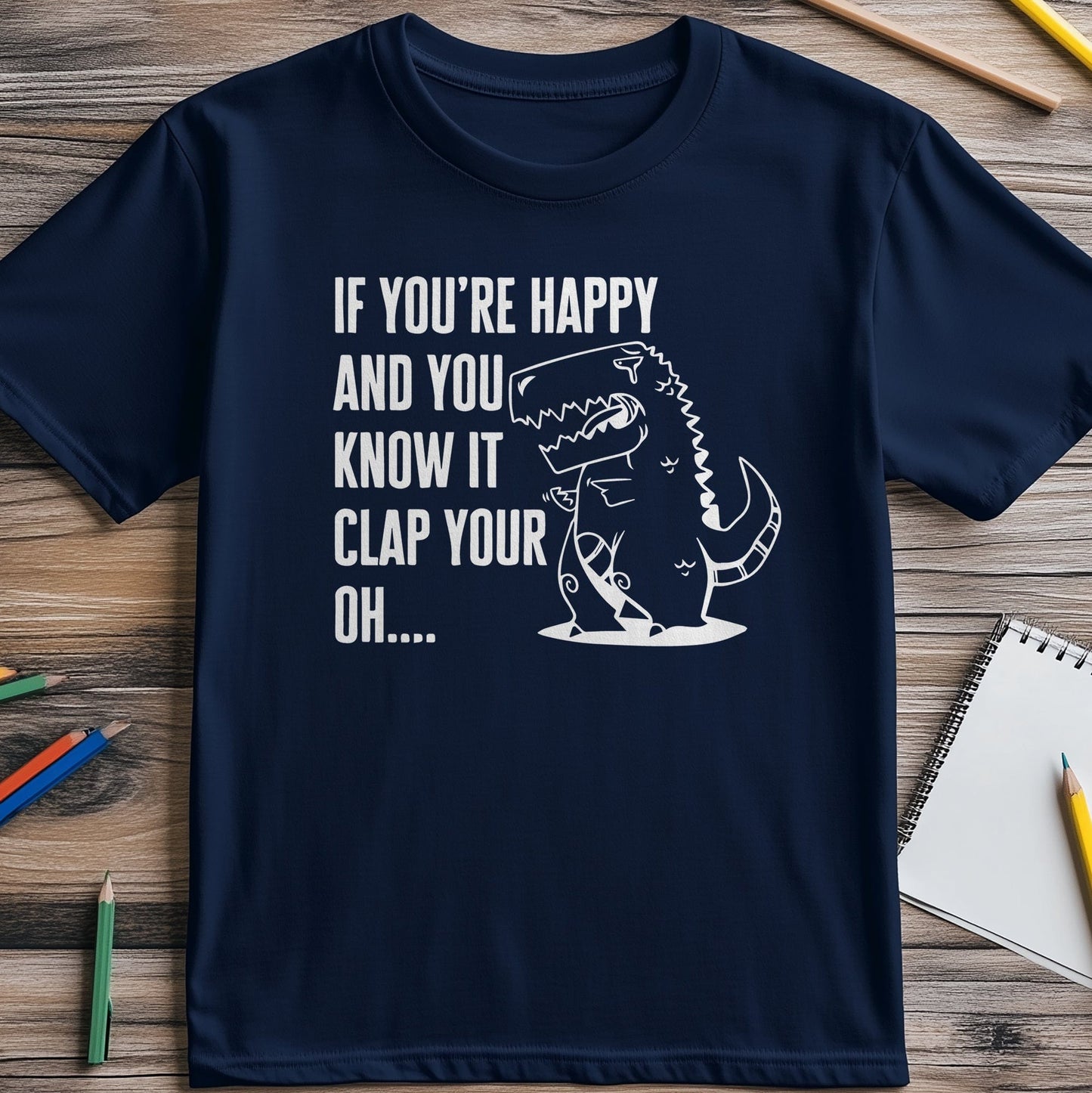 T-Rex Clapback T-Shirt - Hilariously