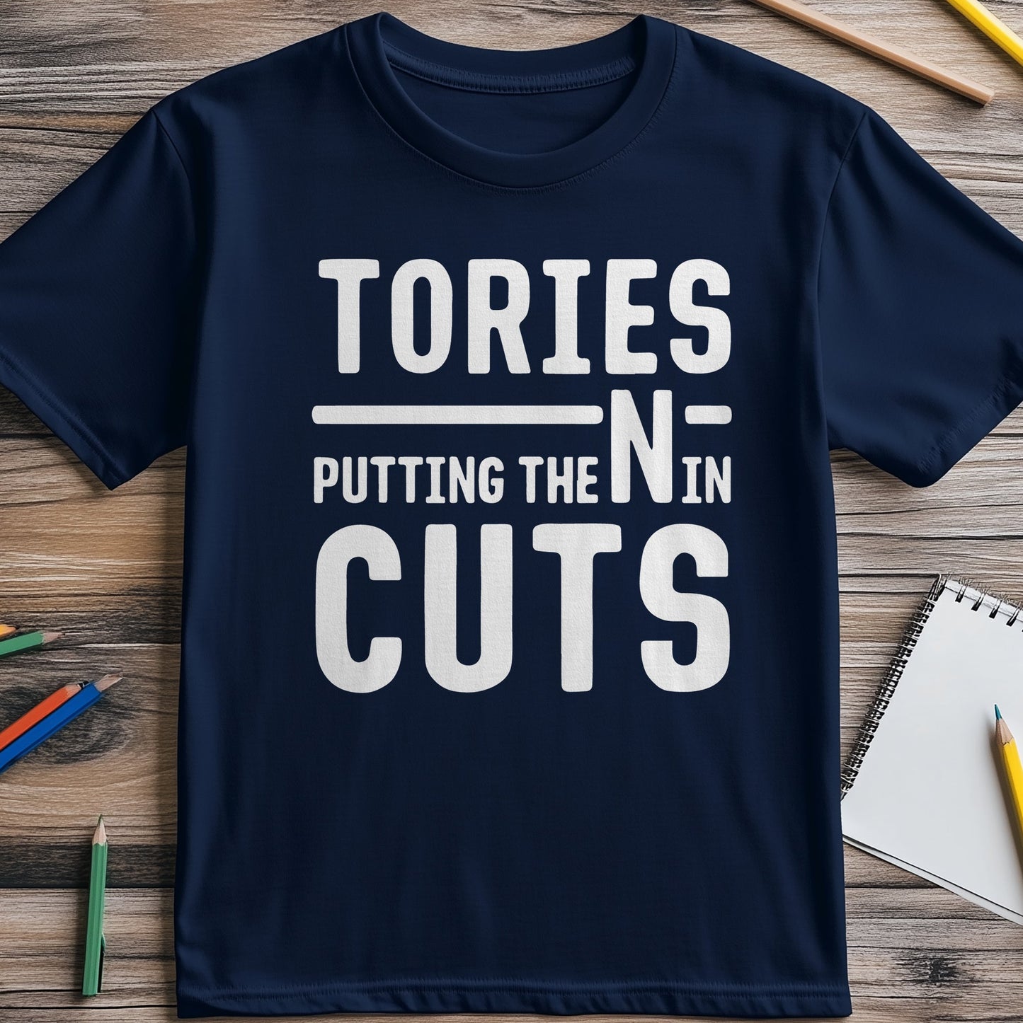 Torries-Putting-the-N T-shirt -