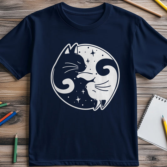 Ying Yang Cats T-Shirt