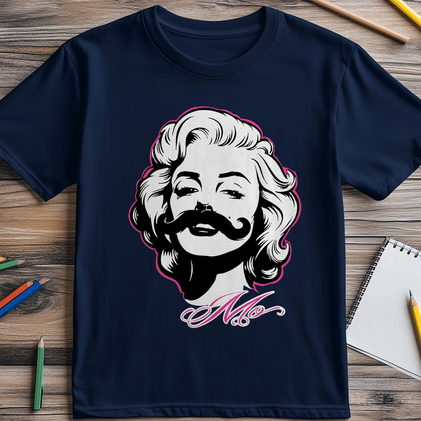 Monroe Moustache T-Shirt