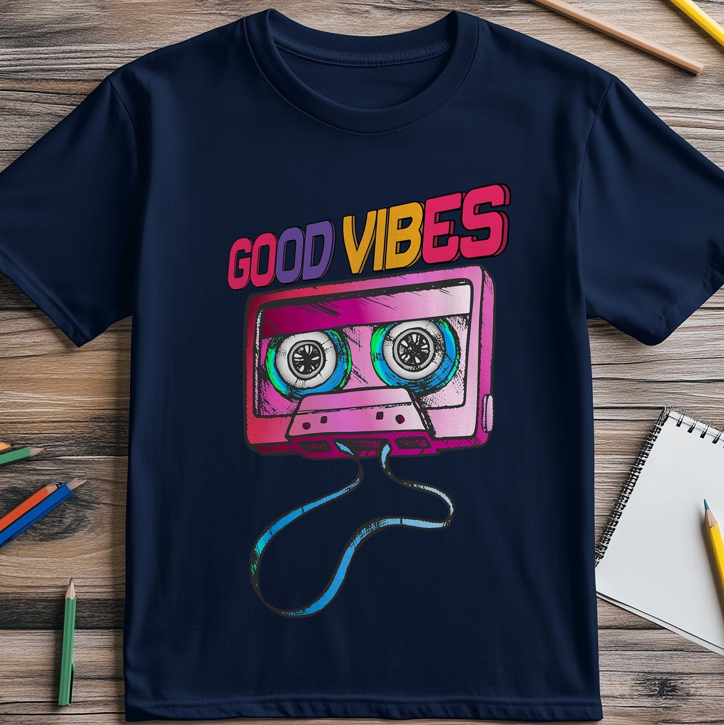 Good Vibes Only T-Shirt - Retro