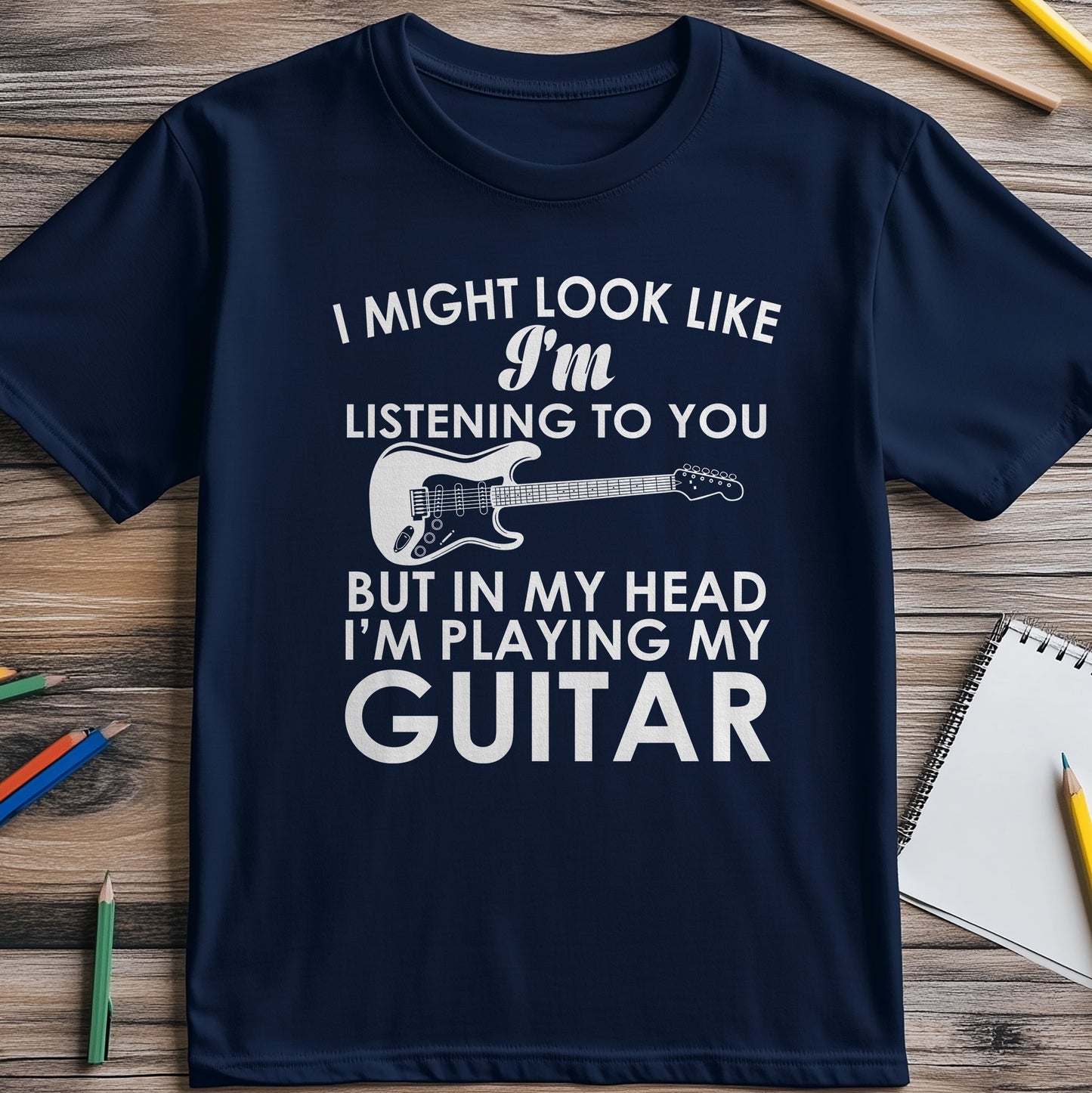 My Head Playing Guitar T-Shirt