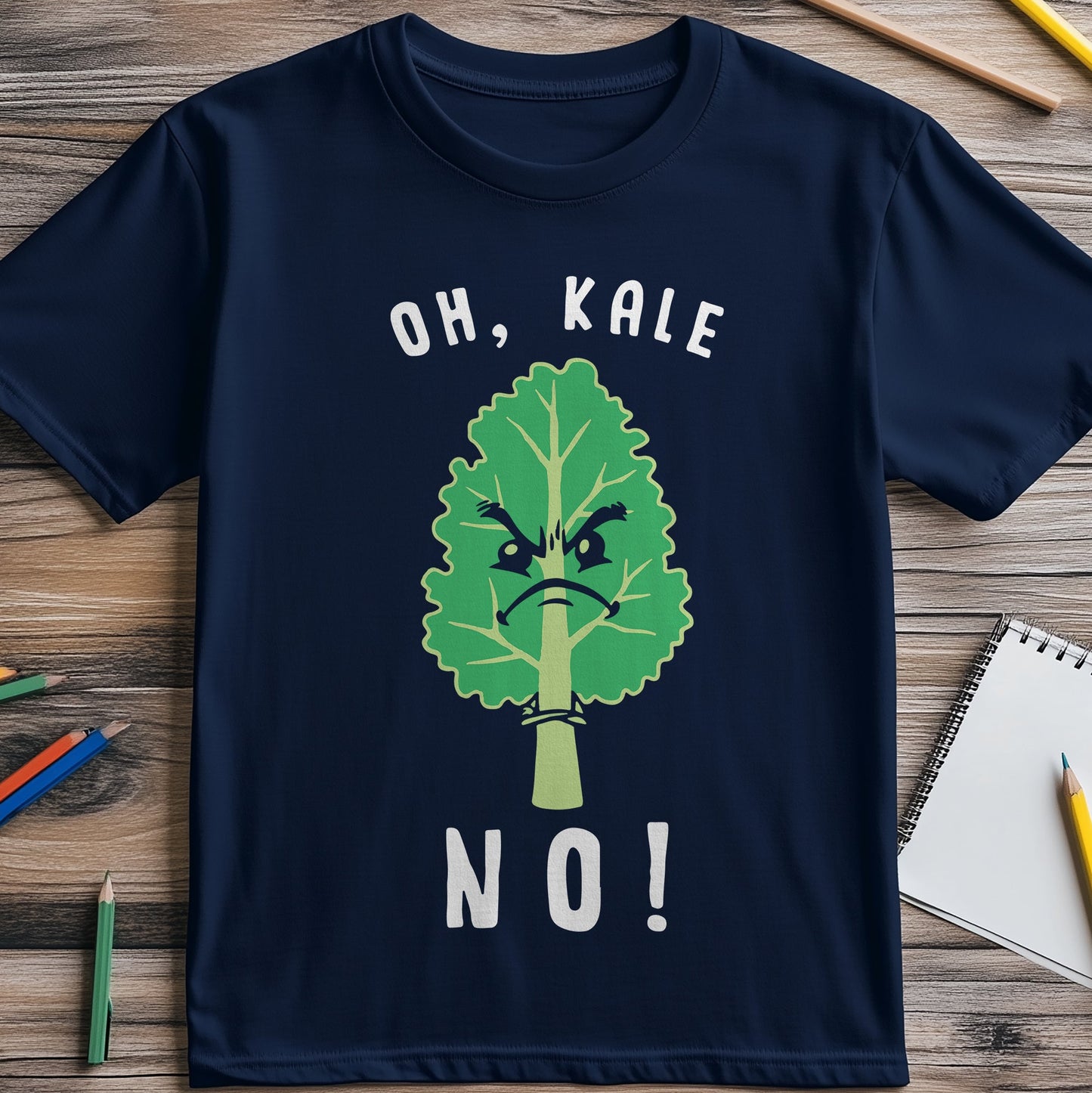 Oh Kale No! Funny T-shirt - 100%