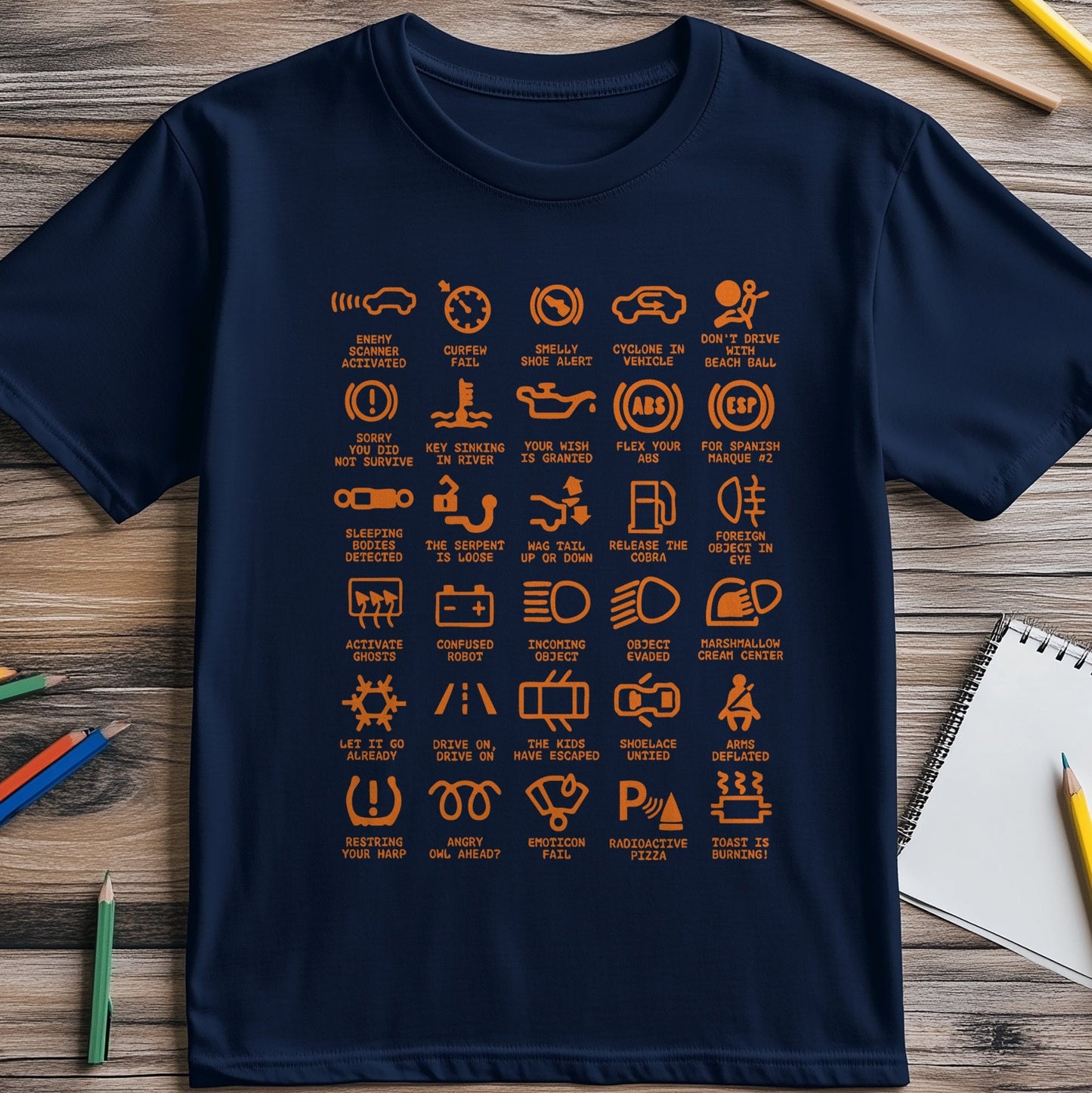 Car Dash Lights T-Shirt - Light Up