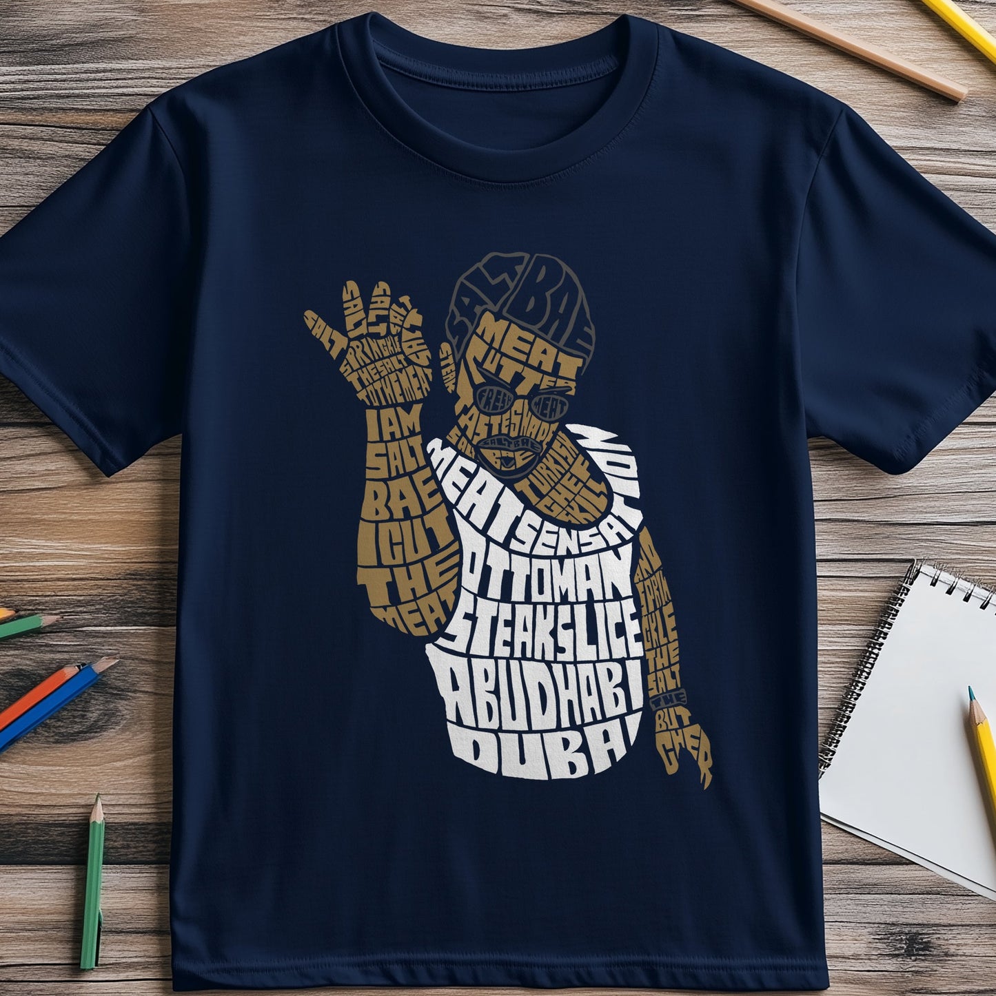 Salt Bae Text T-Shirt - Sprinkle Some