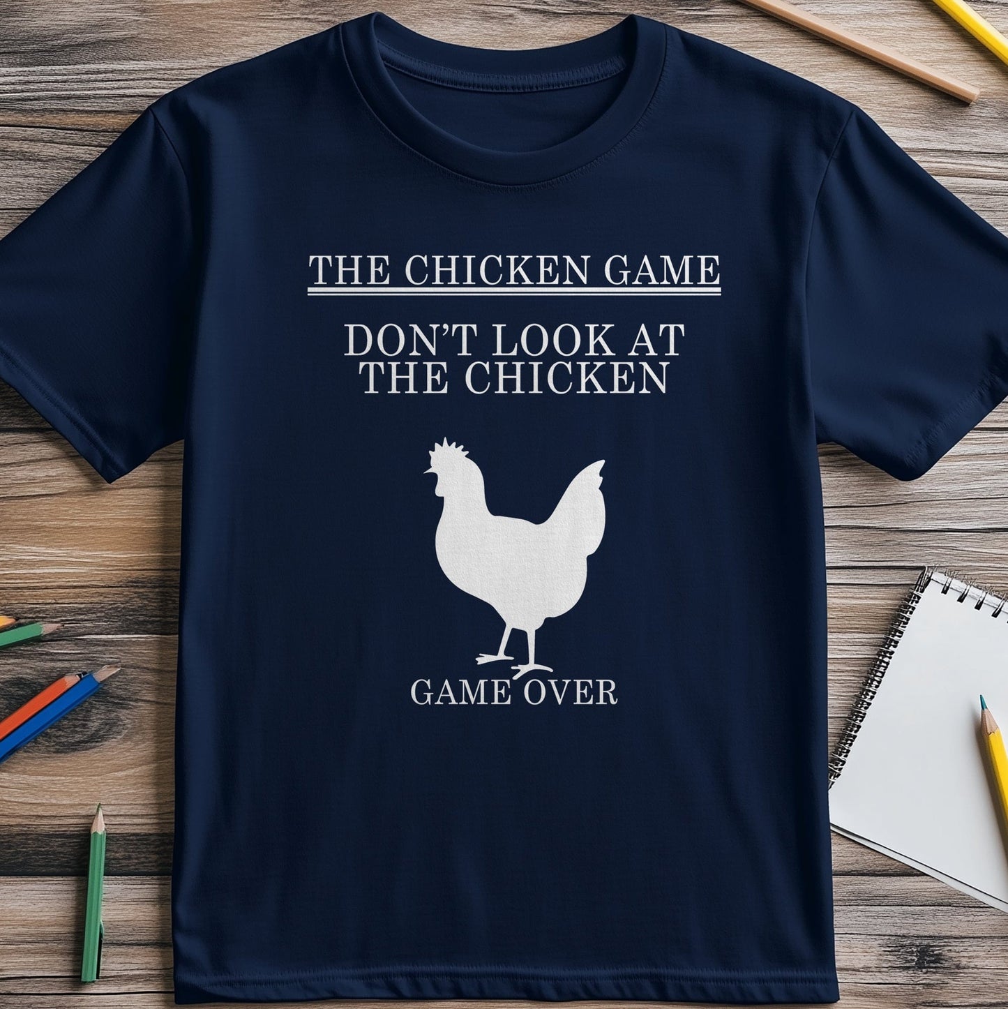 Chicken-Game T-shirt - Don't Look at