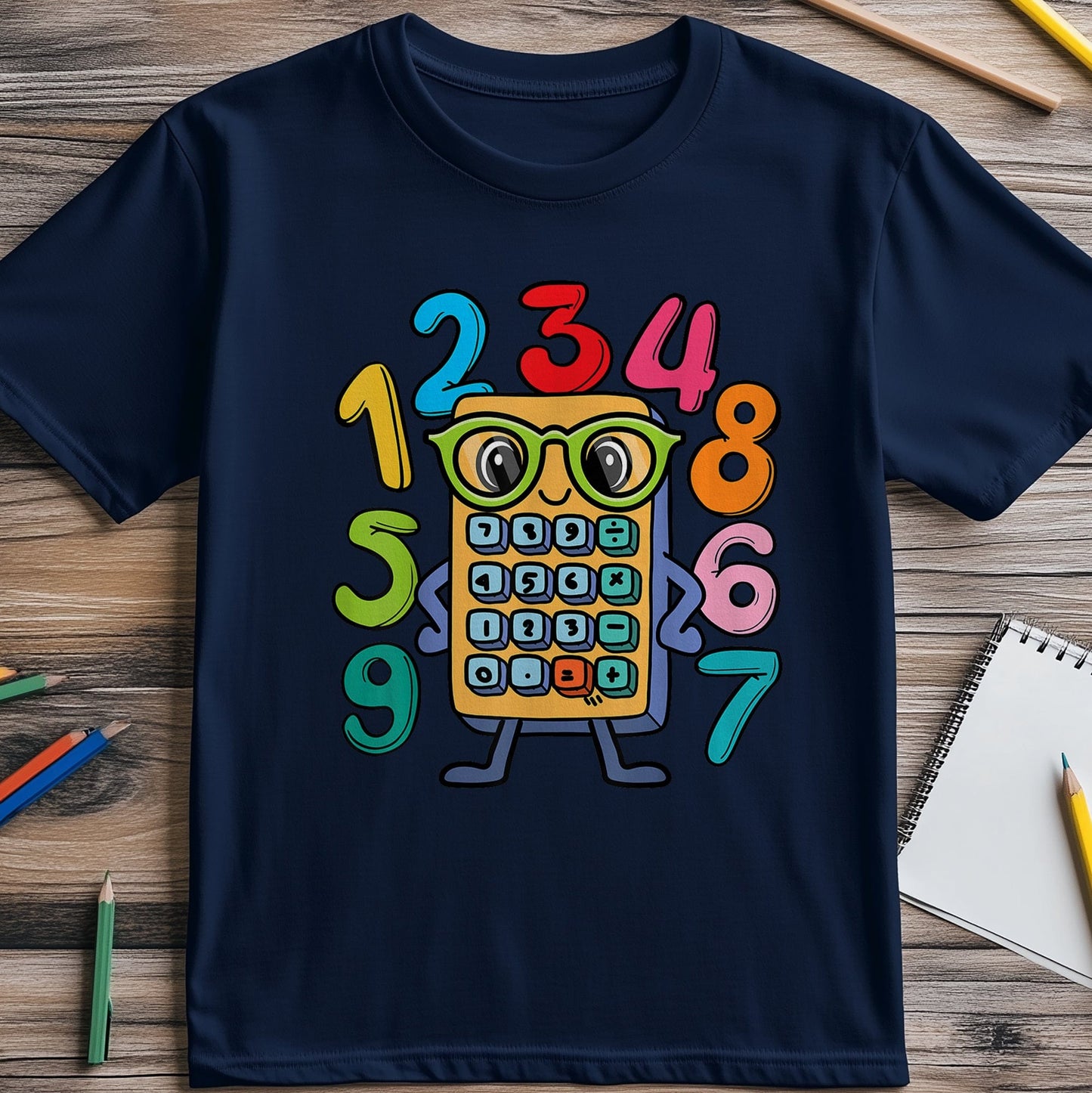 Calculator Costume Numbers Kids Tee