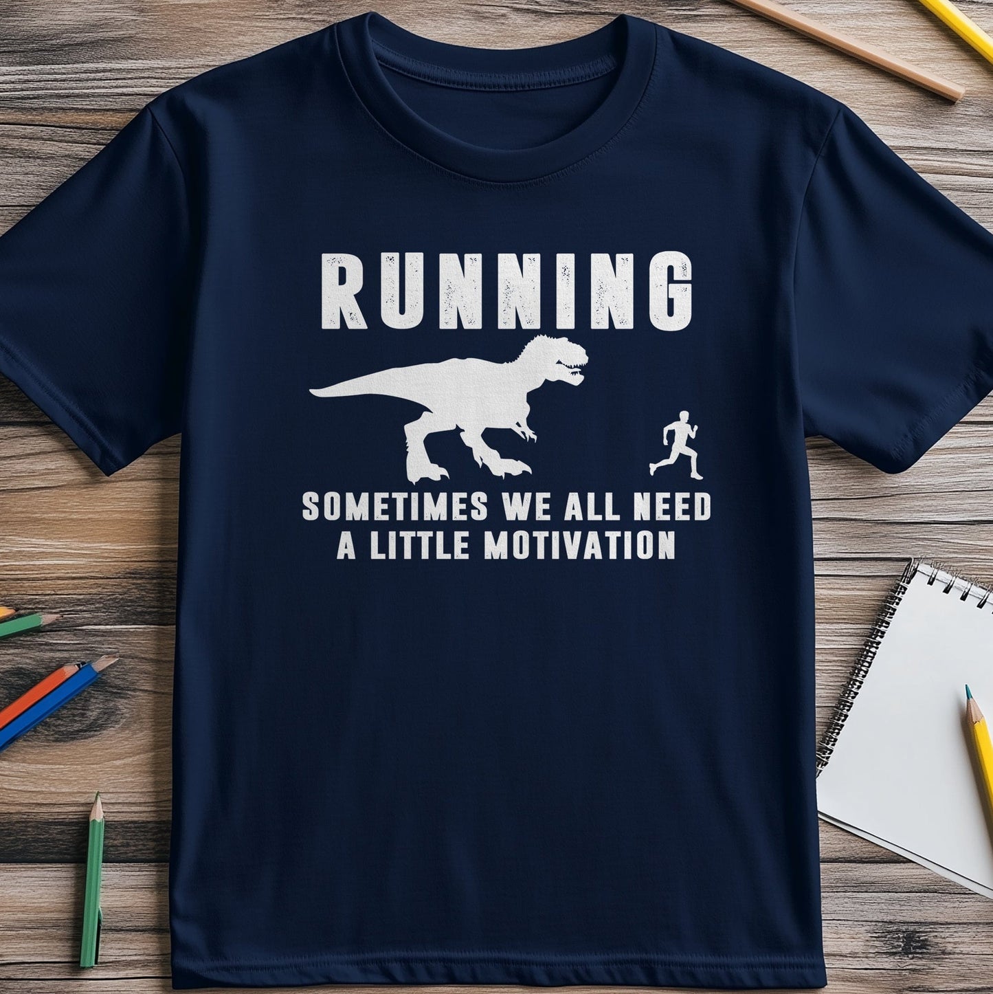 Running T-Rex T-Shirt - Hilariously