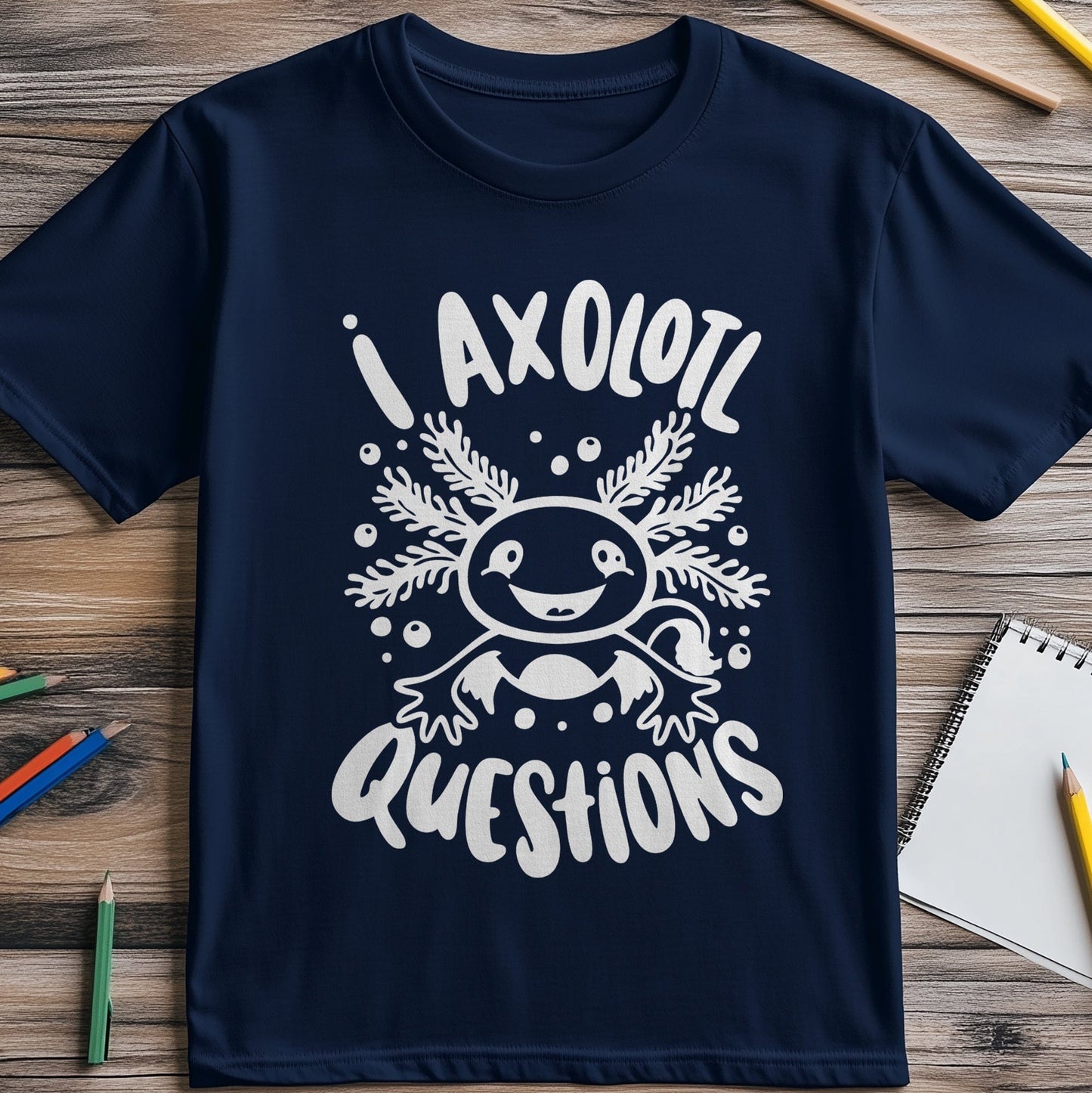 Axolotl Questions 5 T-Shirt - Dive