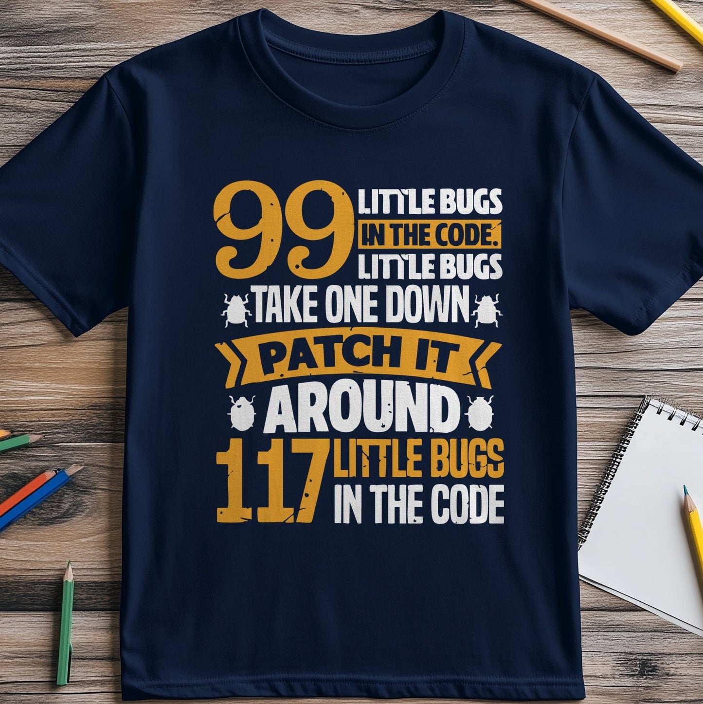 Bugs in the Code 3 T-shirt