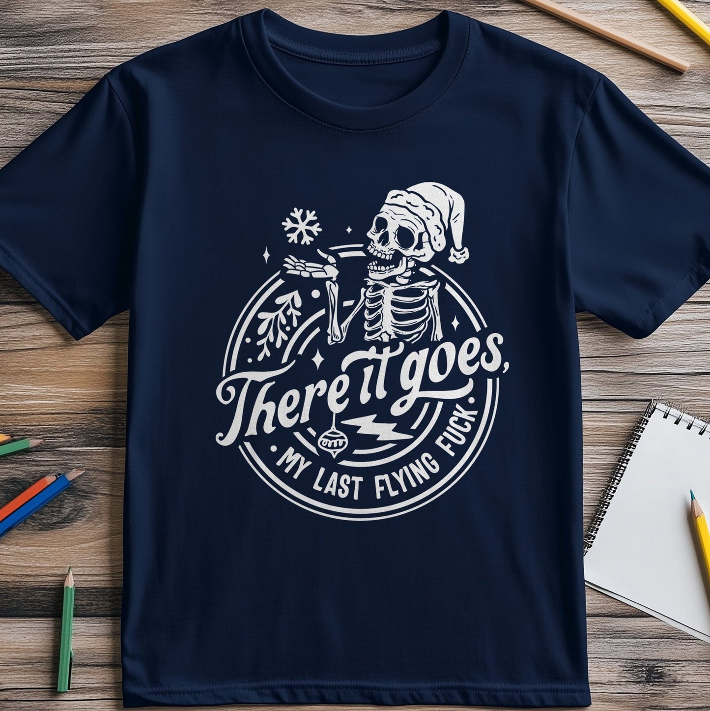 There It Goes Skeleton T-Shirt Style001