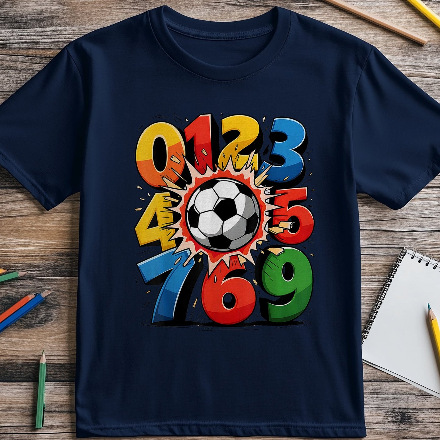 Football Numbers Day Kids Tee