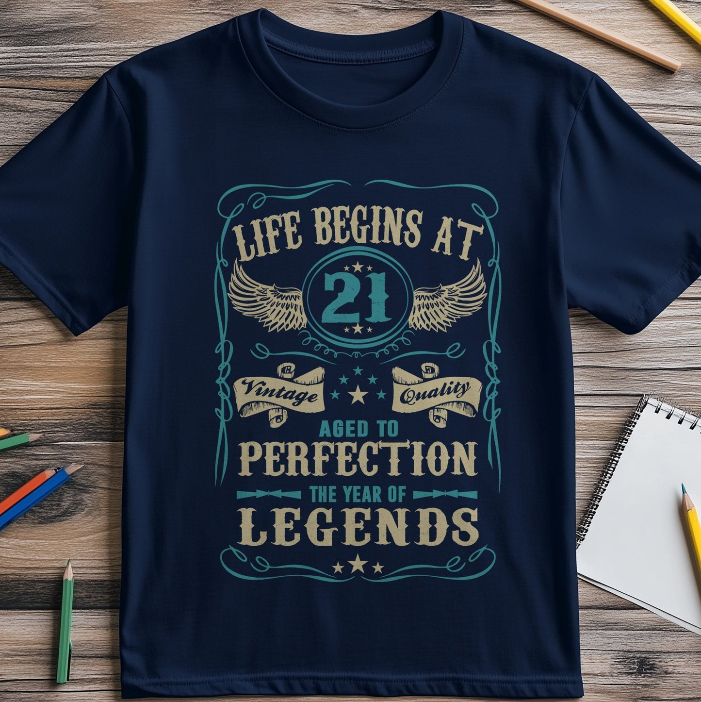 Life Begins at 21 T-Shirt