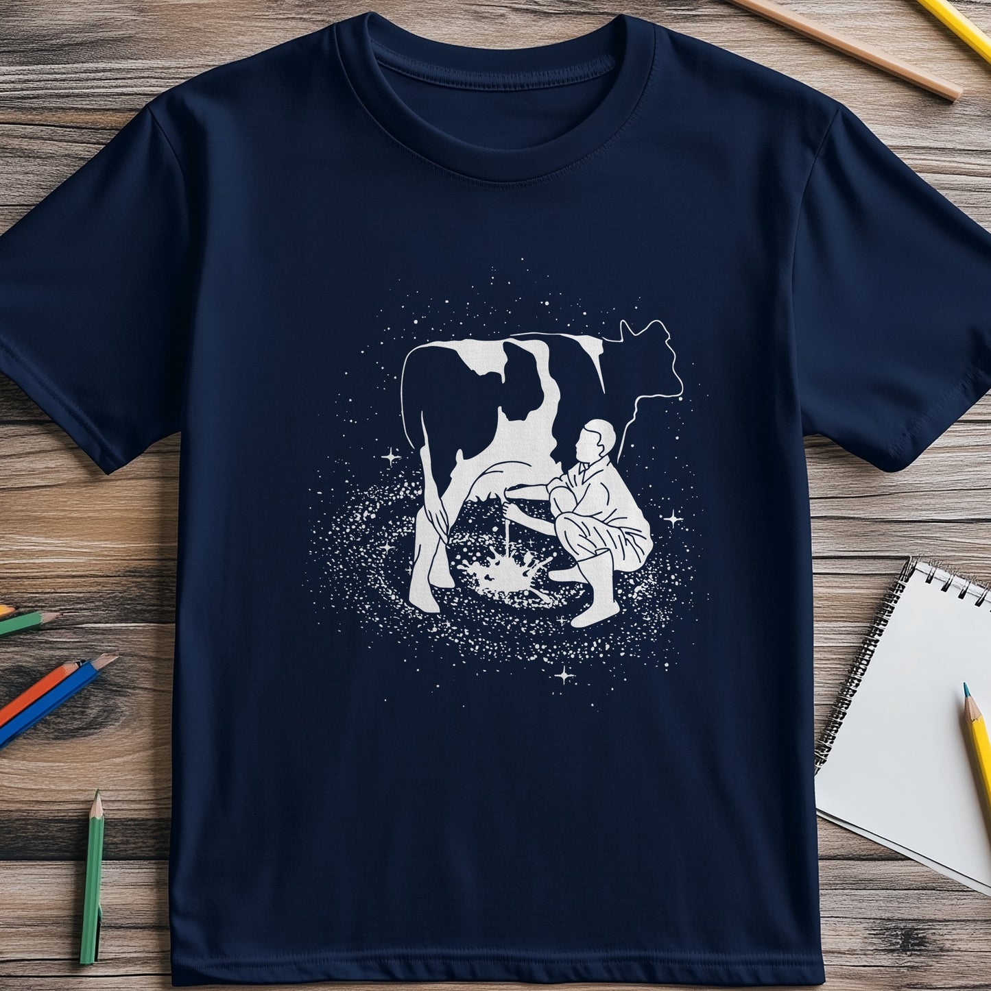 Milkyway Cow t-shirt - Udderly Funny!