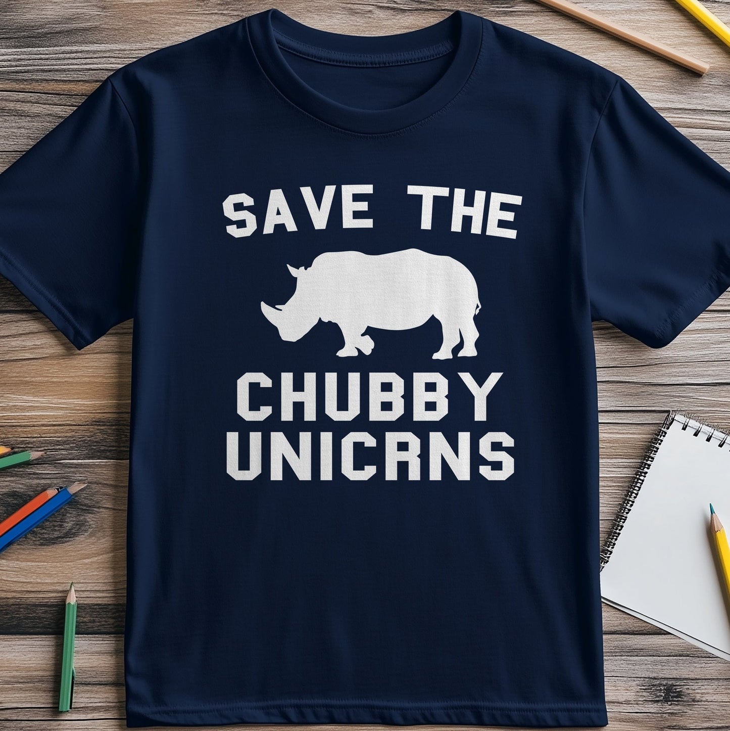 Save Chubby Unicorns T-Shirt - Funny &