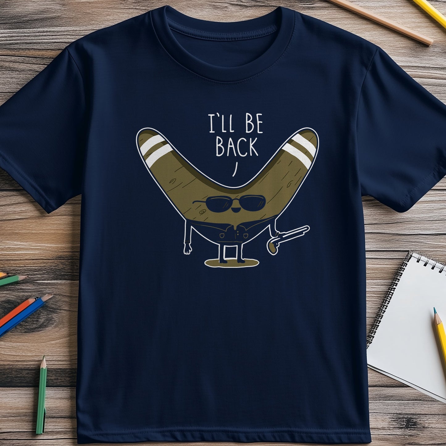 I'll Be Back Boomerang T-Shirt