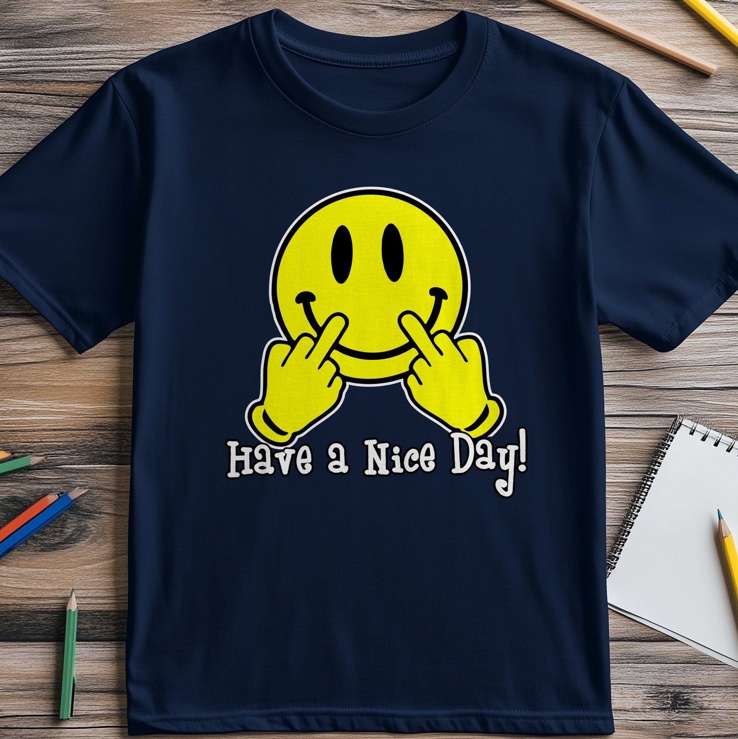 Have Nice Day Face T-shirt